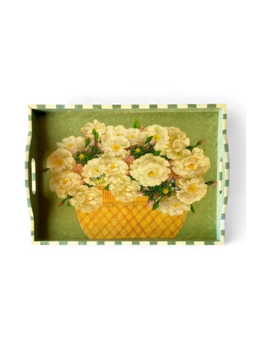 Annie Modica Roses Serving Tray